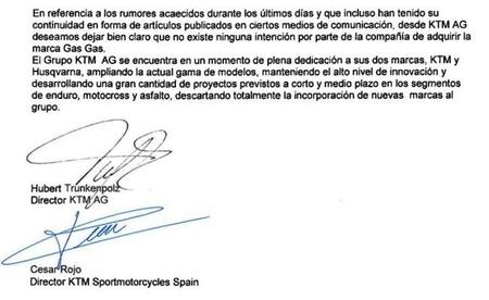 Nota Ktm Gasgas