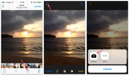 Fotos Markup Ios 10