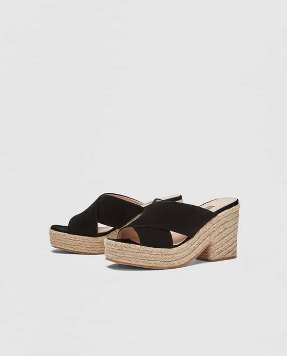 sandalias negro lowcost