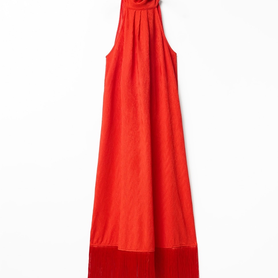 Vestido flecos Sfera