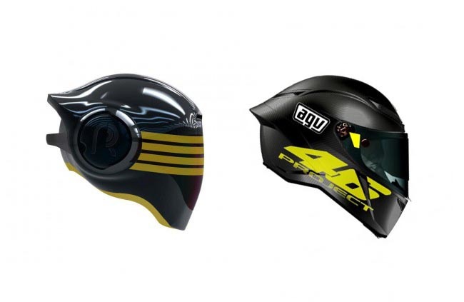 Del Rosario y AGV Pista GP comparados