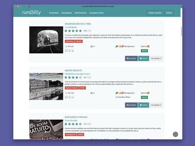 Esta web recopila más de 120 Escape Room online que podemos hacer totalmente gratis y en grupo