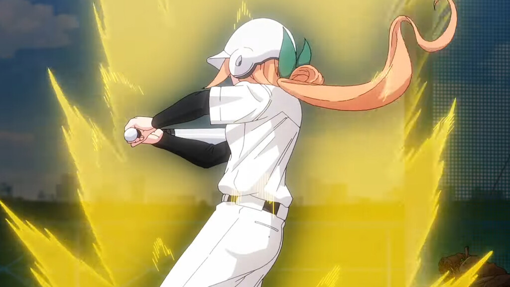 Una escena de béisbol se convirtió en una referencia destacadísima a Dragon Ball que casi deja desnuda a una bateadora