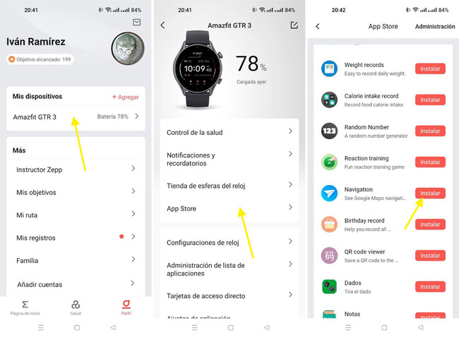 No te pierdas con tu Amazfit asi puedes seguir una ruta paso a paso desde tu reloj