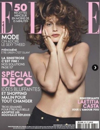 Laetitia Casta desnuda para Elle