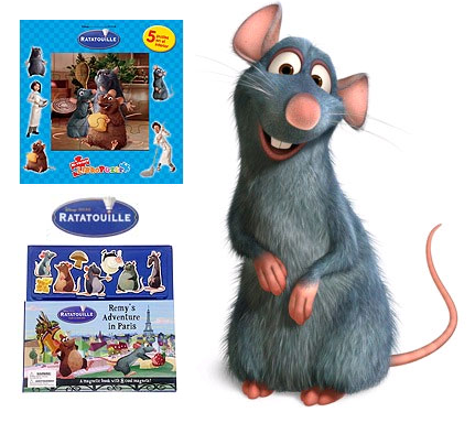 Ratatouille, libros y puzzles