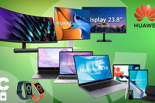 Monitores, portátiles, tabletas o pulseras deportivas Huawei a precios de chollo en Amazon