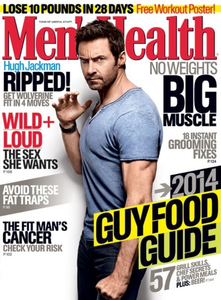 Gracias señor por mostrarnos a Hugh Jackman tal cual le trajo su madre al mundo ¡Gracias!