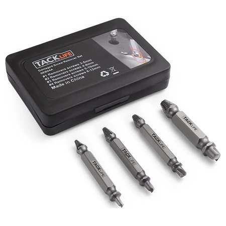 Cupón de 2 euros de descuento en el set de extractores de tornillos Tacklife SEB04A: aplicándolo cuesta 5,99 euros en Amazon