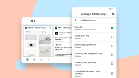 El navegador Vivaldi 3.2 para Android mejora el bloqueador de anuncios y rastreadores y hace cambios en su diseño
