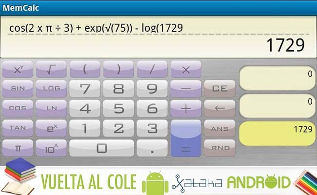 Especial Android Vuelta al Cole: Calculadoras