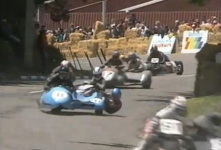 Carreras de sidecar, sólo para los más valientes