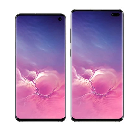 サムスン ギャラクシー S10 およびサムスン ギャラクシー S10+。