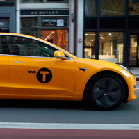 Así es el único Tesla Model 3 convertido en taxi que ya circula por Nueva York