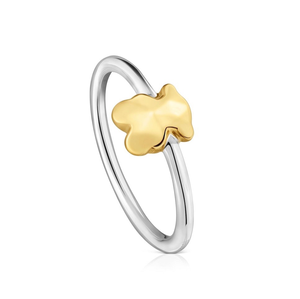Anillo de plata y oro de Tous