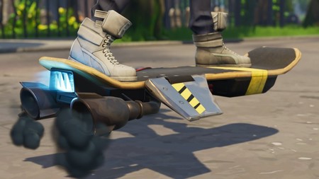 Fortnite recibe un aeropatín al estilo del de Regreso al Futuro. ¡Qué fuerte, Doc!