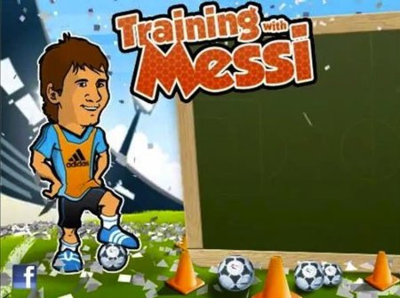 Training with Messi, el juego oficial de Leo Messi para BlackBerry