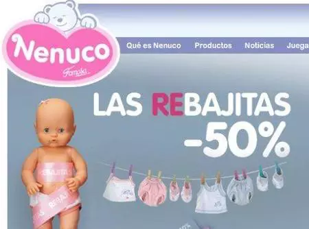 Nenuco de Famosa, rebajado al 50%
