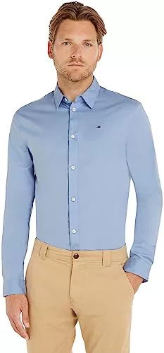 Tommy Jeans Tjm Original Stretch Shirt Dm0dm04405 Camisa Hombre