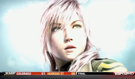 'Final Fantasy XIII', el anuncio americano proyectado en la NBA
