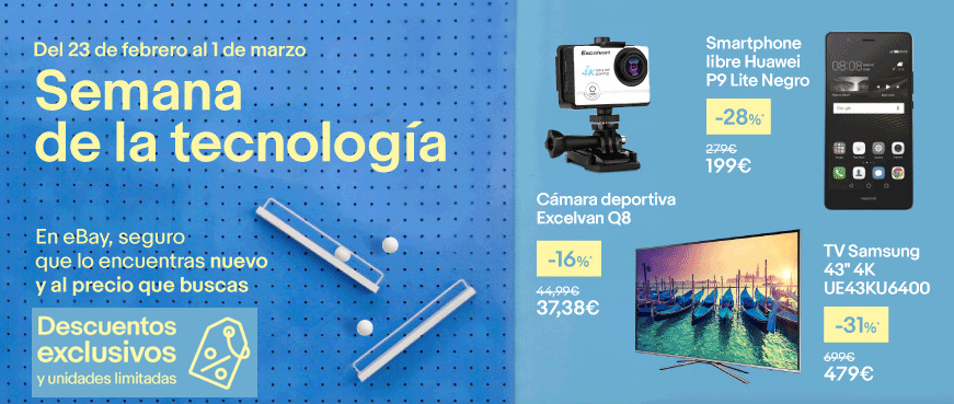 Las 16 mejores ofertas de la semana de la tecnología en eBay