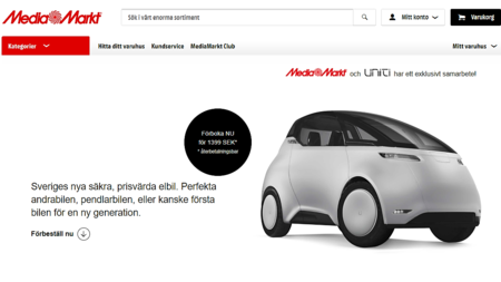 Haz todos los chistes que quieras con lo de ser tonto, pero Media Markt ya vende coches sin volante Uniti