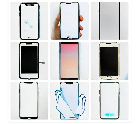 「何もない電話画面」