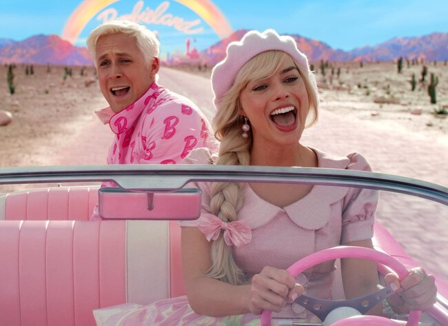 Ryan Gosling y Margot Robbie en 'Barbie'