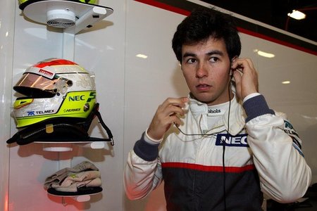 Sergio Pérez cuenta sus impresiones sobre el primer día de pruebas en Barcelona
