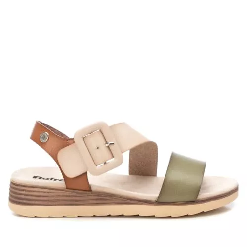 REFRESH - Sandalia Mujer Hielo - Calzado Cómodo y Versátil - Moda casual - Modelo 17284404 (Talla 39)