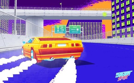 Drift Stage llega a su meta antes de tiempo. Las carreras retro tienen mucho tirón