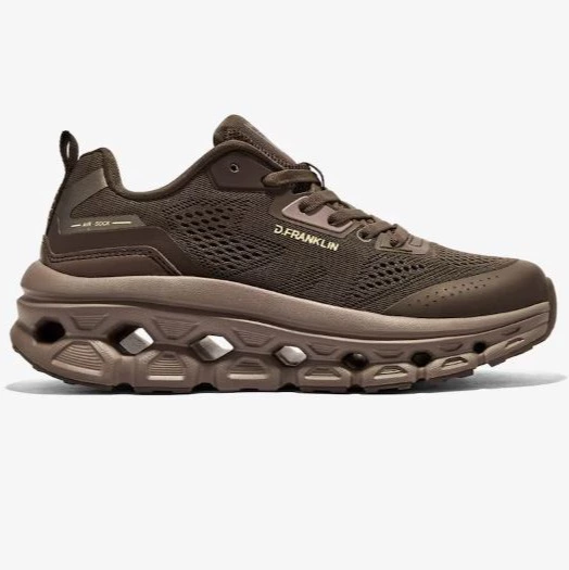 Zapatillas deportivas unisex con plataforma aero dual - D.Franklin - Marrón

