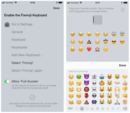 Fixmoji Configuracion