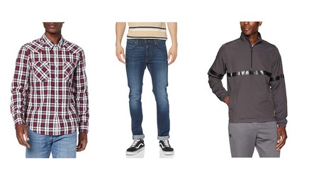 Chollos en tallas sueltas de pantalones, camisas y sudaderas de marcas como Under Armour, Levi's, Desigual o Lee en Amazon
