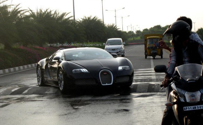 Bugatti Veyron, pasando un resalto