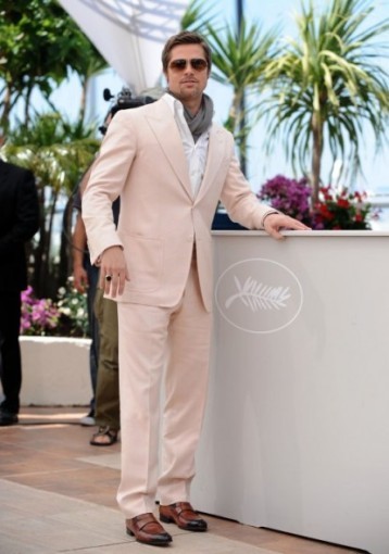 El look de Brad Pitt en el festival de Cannes 2009