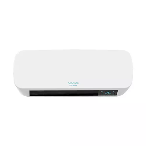 Cecotec Calefactor Eléctrico Bajo Consumo Cerámico Ready Warm 5200 Box Ceramic. 2000 W, Pantalla Digital, IPX2, Temporizador, 3 Modos, Protección sobrecalentamiento, Mando a distancia