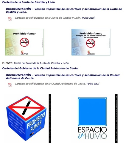 carteles antitabaco