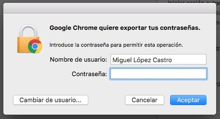 Chrome Exportar Contrasenas Mac 3