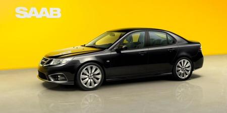 Un Saab 9-3 Sedan Aero, el primero de la nueva era que comenzó ayer