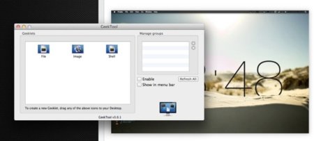 GeekTool, consigue la aplicación ahora desde la App Store y personaliza tu escritorio