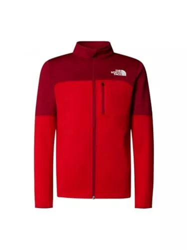 THE NORTH FACE NF0A8AY57IR Teen Hike Midlayer FZ T-Shirt Unisex High Risk Red/Garnet RE Tamaño XXL