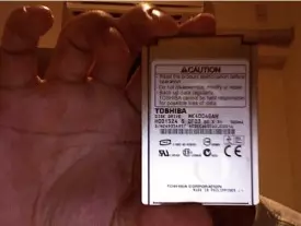 SSD de 1.8 pulgadas de Toshiba y 3 milímetros de altura
