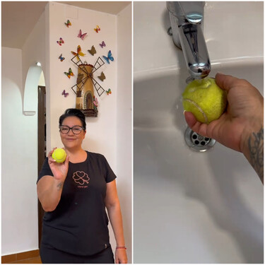 Yolanda Herrera, experta en limpieza: "Con solo una pelota de tenis puedes eliminar de forma fácil las marcas en las paredes y las pintadas en los muebles"