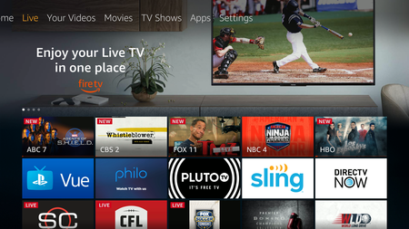 Los dispositivos Fire TV de Amazon recibirán una pestaña para facilitar el acceso a contenido en directo