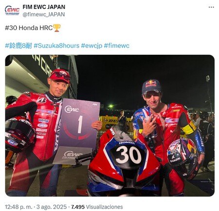 Zarco Takahashi Suzuka Ewc 2025