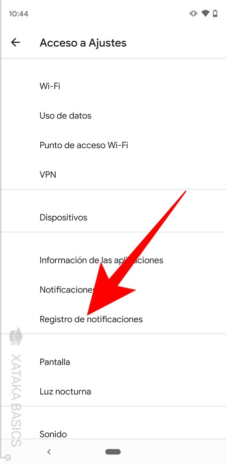 Registro Notificaciones