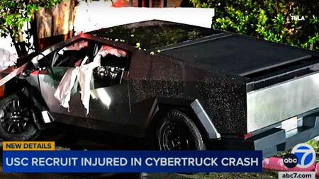 Accidente Cybertruck Arena