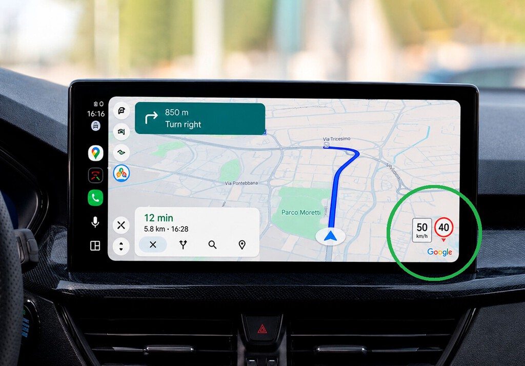 Google Maps se actualiza en Android Auto con las novedades más esperadas desde hace años: el velocímetro y la navegación inmersiva