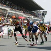 Las otras 24 Horas de Le Mans: una loca carrera sobre patines que toma el relevo a los coches del WEC